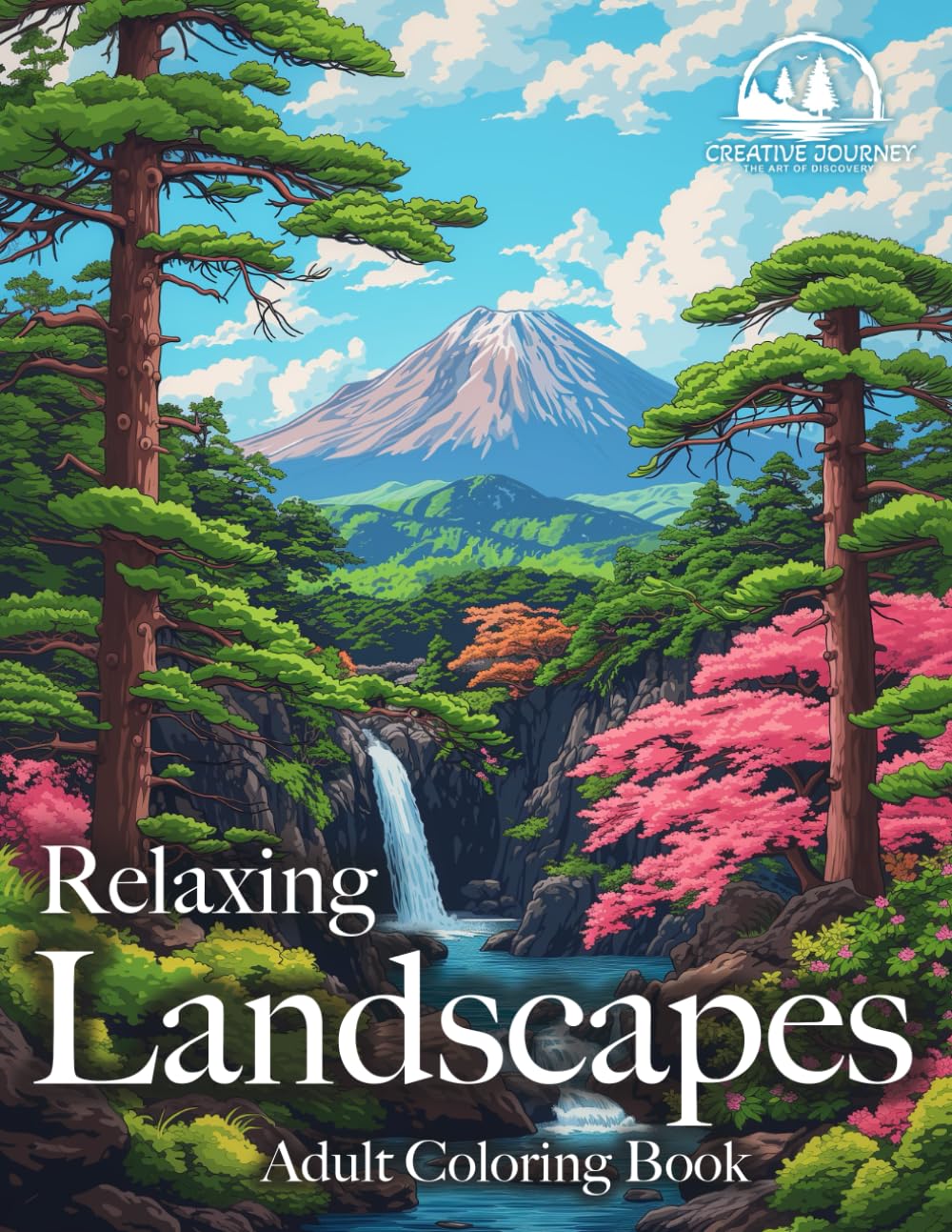 Relaxing Landscapes Adult Coloring Book: World's Most Scenic Nature Wonders