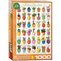 EuroGraphics Cacti and Succulents Jigsaw Puzzle (1000-Piece)