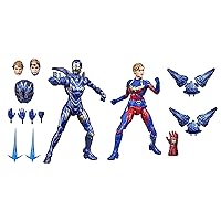 Marvel Legends Series 6-Inch Scale Action Figure Toy Captain and Rescue Armor 2-Pack, Infinity Saga Character, Premium Design, 2 Figures and 12 Accessories (Amazon Exclusive)