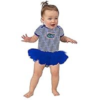 Newborn Baby Girl Bodysuit Creeper Polka Dot Tutu Skirt Dress College Licensed
