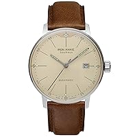 Men's Watch with Leather Strap Bauhaus 1 Series Automatic Date 5050