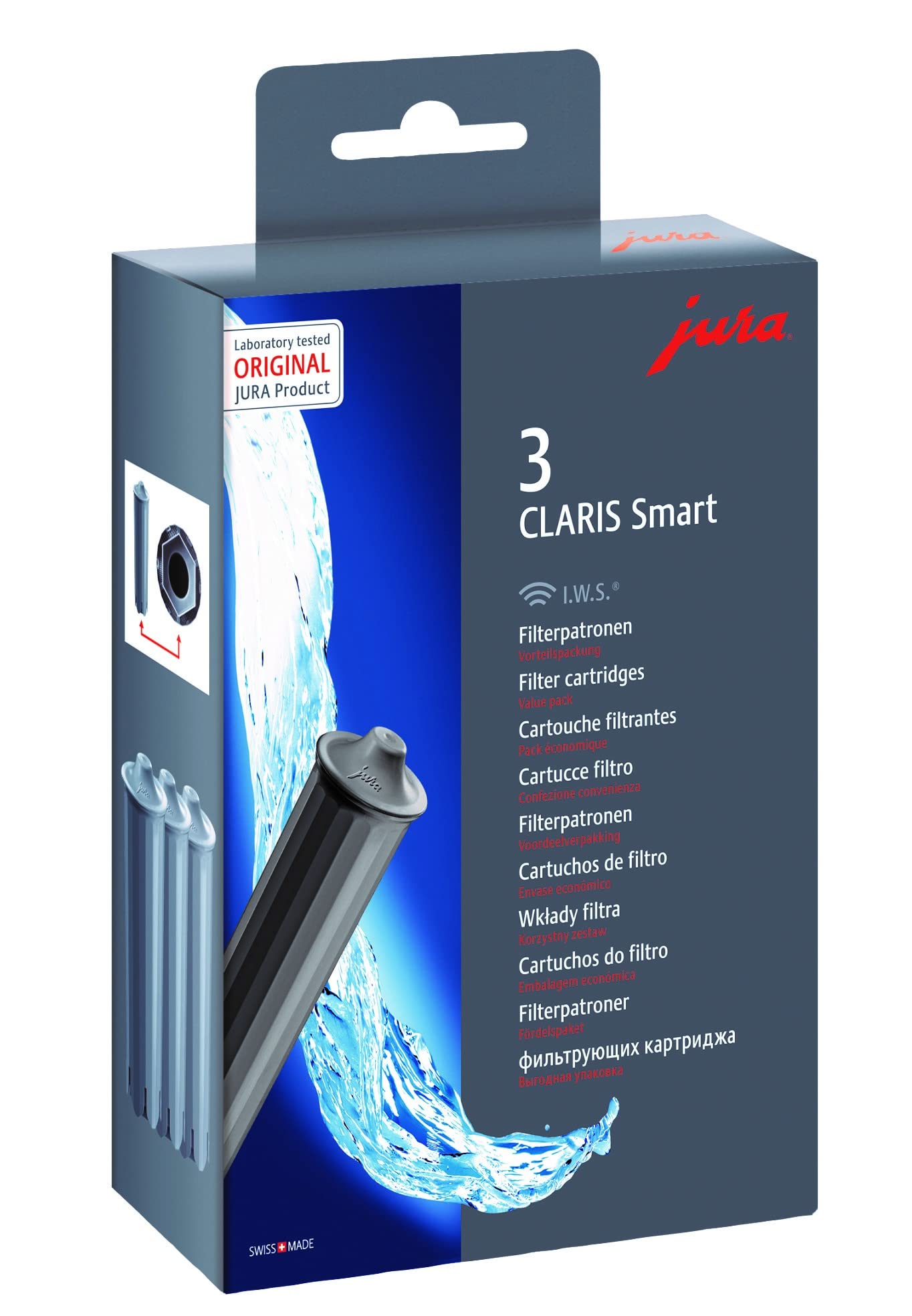 Jura 71794 Claris Smart Filter, Pack of 3