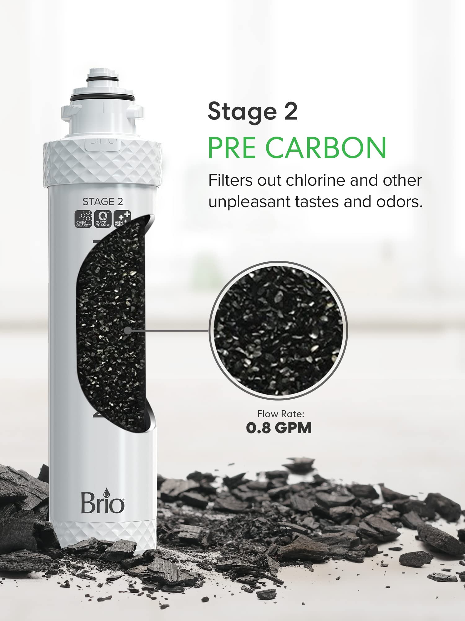 Brio 3-Stage Filter Replacement Kit for Brio 3-Stage Water Cooler Dispensers