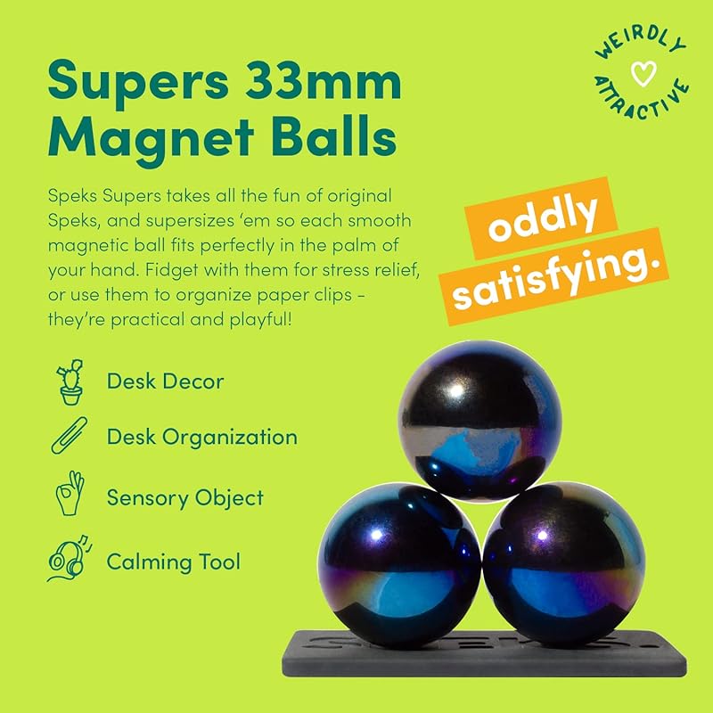 Mua Speks Supers, 33mm Magnets Balls Fidget Toys for Adults, Set ...