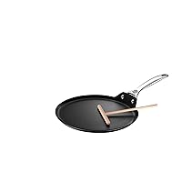 Le Creuset Toughened Nonstick PRO Crepe Pan with Rateau, 11