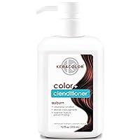 Clenditioner AUBURN Hair Dye - Semi Permanent Hair Color Depositing Conditioner, Cruelty-free, 12 Fl. Oz.