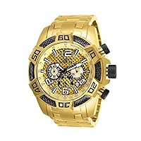 Invicta Men's Scuba Quartz Watch, Gold, 25854