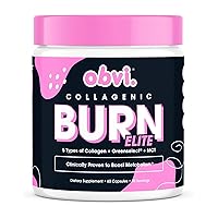 Burn Elite | Supports Metabolism Boost, Energy, and Focus | Supplement with Collagen and Green Tea | Supports Healthy Hair, Skin, Nails, and Joints | 60 Capsules, 30 Servings