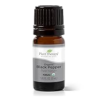 Plant Therapy Black Pepper Organic Essential Oil 5 mL (1/6 oz) 100% Pure, Undiluted, Therapeutic Grade