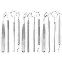 3 Pack Basic Dental Exam Set Up, 4 Instruments Set