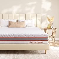Sweetnight King Size Mattress, 10 Inch Gel Memory Foam Mattress in a Box, Flippable Mattress with Two Firmness Preference, Motion Isolation