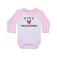 Tiny Valentine/Unisex Baby Onesie/Sublimated Design/Super Soft Bodysuit