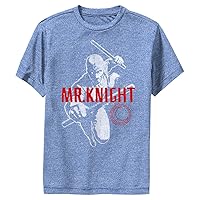 Marvel Little Moon Knight Mr Big Boys Short Sleeve Tee Shirt