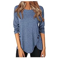 Button Down Shirts for Women Short Sleeve Loose Fit Pullover for Ladies Vacation Basic Pullover Blouses Space