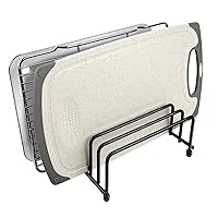 Cutting board organizers (1.0 and 0.6 inch wide slots), cutting board holders, cutting board racks, cutting board storage, biscuit sheets, bakeware organizers for cabinets…
