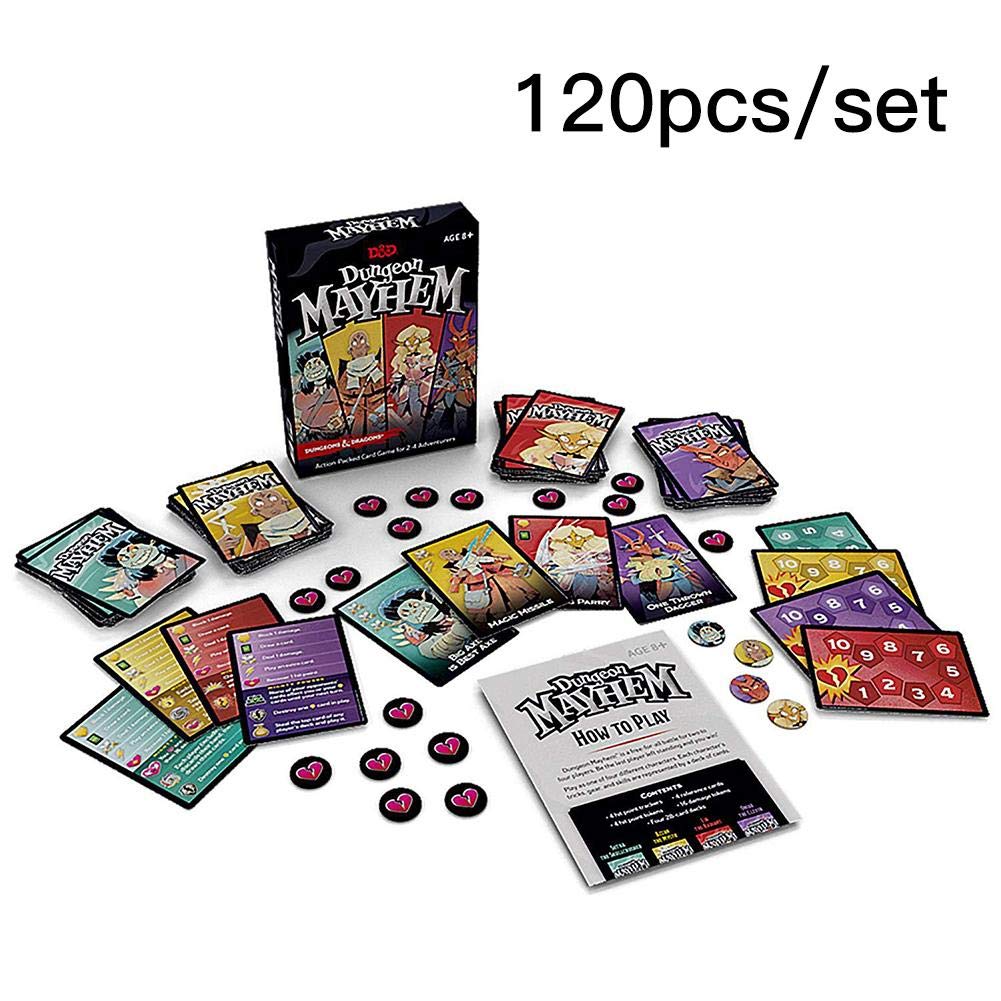 Dungeon Mayhem | Dungeons & Dragons Card Game | 2–4 Players, 120 Cards