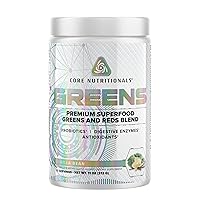 Core Nutritionals Greens Platinum Premium Superfood Greens and Reds Blend 30 Servings (Vanilla Bean)