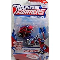 Transformers Animated Deluxe Action Figure - Autobot Leader Cybertron Mode Optimus Prime