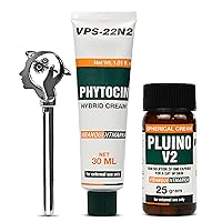Solution for Acne and Sensitive Skin : Phytocin(Cream) with Squeezer, Pluino(Serum)