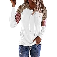 EFOFEI Womens Oversize Long Sleeves Slim Tops Loose Trendy Sweatshirts Plus Size Work Pullover With Pocket