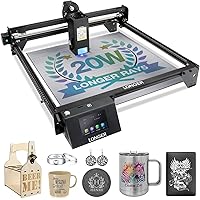 WIZMAKER L1 Laser Engraver, 20W Output Power Laser Cutter, High Accuracy  Laser Engraving Machine, 120W Laser Cutting Machine with Air Assist, Lazer