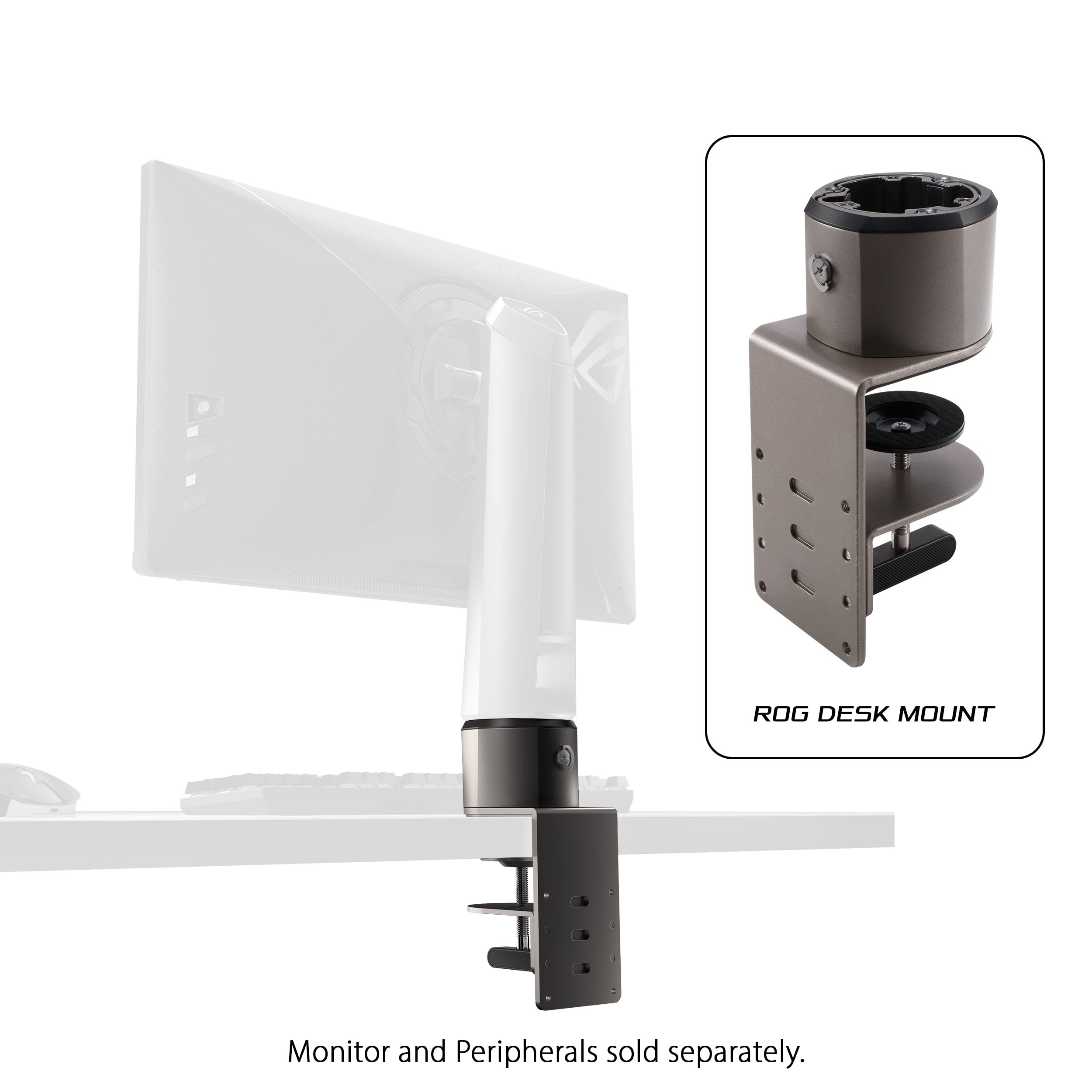 ASUS ROG Monitor Desk Mount Kit ACL01 Supports Most 24” to 49” PG and XG Series Model, not Compatible with Non-ASUS Monitor, Mounting Base, C clamp, Quick and Easy Set-up