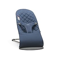 BabyBjörn Bouncer Bliss, Cotton, Midnight Blue, 1 Count (Pack of 1)