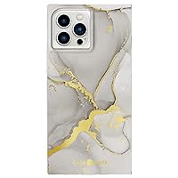 Case-Mate BLOX Square iPhone 13 Pro Max Case - Fog Marble [10FT Drop Protection] [Wireless Charging Compatible] Protective Phone Case for iPhone 13 Pro Max 6.7