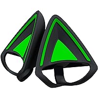 Razer Kitty Ears V2: Clip-on Kitty Ears for Headsets, Gaming Headphones - Universal Fit - Versatile, Adjustable Straps - Lightweight Sillicone - Durable & Comfortable - Classic Black