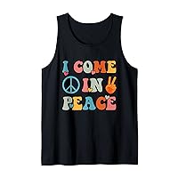 I Come In Peace Couple Matching Funny Valentine's Day Love Tank Top