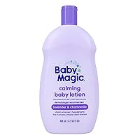 Baby Magic Calming Body Lotion, Lullaby Scent, Lavender & Chamomile, Lavender, 16.5 Fl.Oz