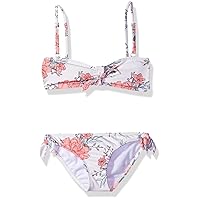 Billabong Girls' Nova Floral Bandeau Two Piece Swimsuit Set