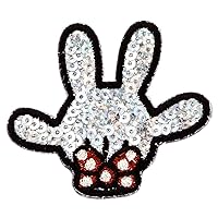 Minoda Disney Minnie Mouse sequin embroidery Dekoshiru DISNEY MINNIE'S GLOVE D01R8817