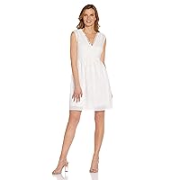 Adrianna Papell Women's Mia Guipure Lace Fit and Flare