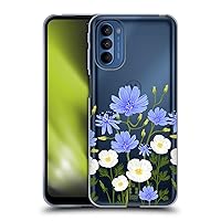 Head Case Designs Chicory Roses and Wildflowers Soft Gel Case Compatible with Motorola Moto G41