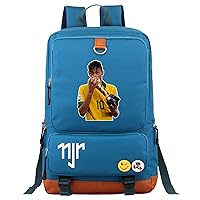 Neymar Lightweight Bookbag-Daily Laptop Bag Large Capacity Canvas Travel Backpack