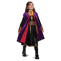 Disguise Disney Anna Frozen 2 Deluxe Girls' Halloween Costume Purple, 3T-4T