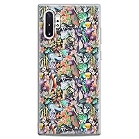 Case Compatible with Samsung S23 S22 Plus S21 FE Ultra S20+ S10 Note 20 5G S10e S9 Clear Selkie Flexible Silicone Dryad Design Nymph Fantasy Irish Folklore Lightweight Slim fit Print