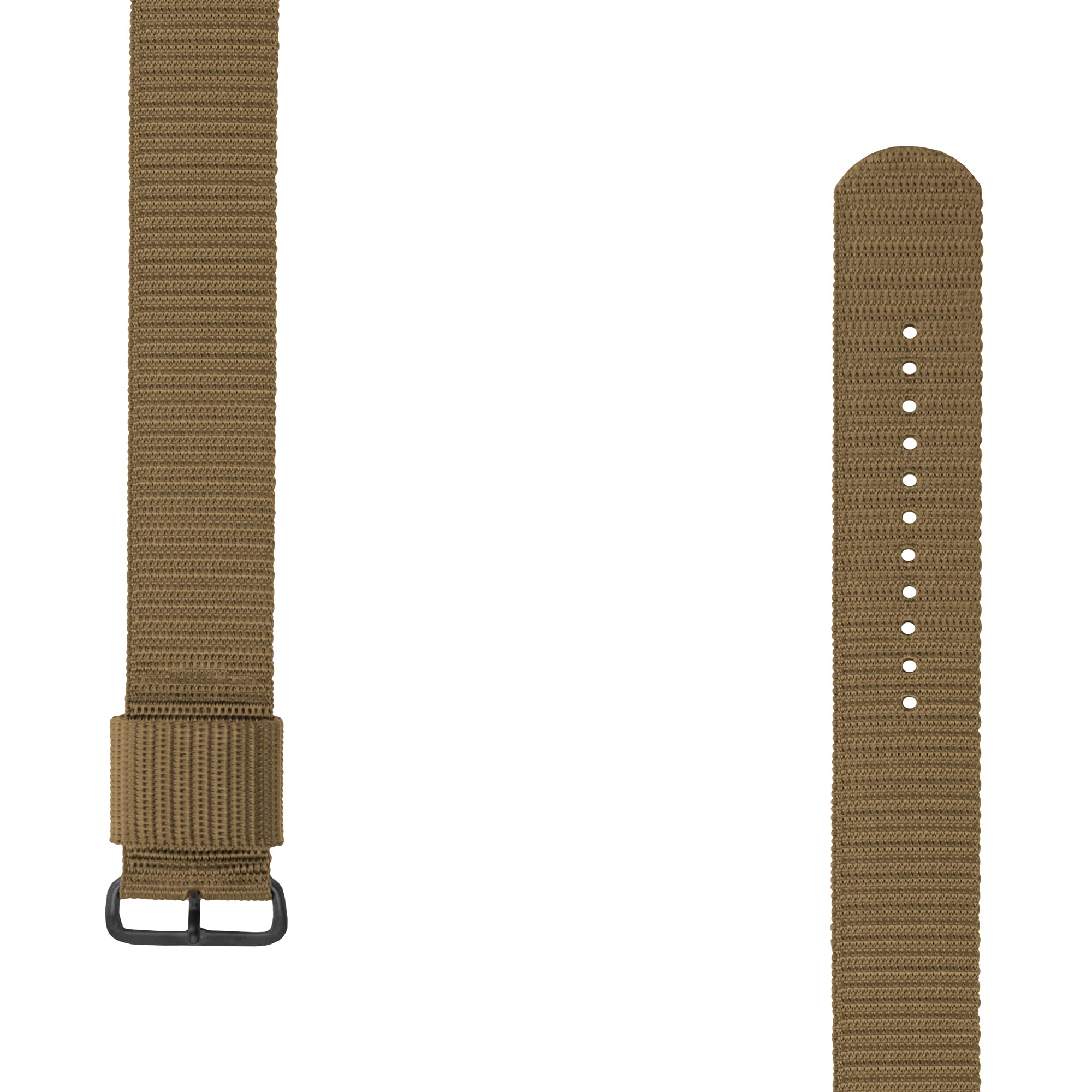 MARATHON Watch Ballistic Nylon Watch Band, Military Grade with Stainless Steel, Non-Magnetic Buckle