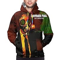 Senses Fail Hoodie Man'S Cotton Casual Long Sleeve Pullover Hooded Tops