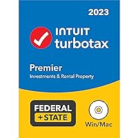 TurboTax Premier 2023 Tax Software, Federal & State Tax Return [Amazon Exclusive] [PC/MAC Disc] TurboTax Premier 2023 Tax Software, Federal & State Tax Return [Amazon Exclusive] [PC/MAC Disc] Disc Download