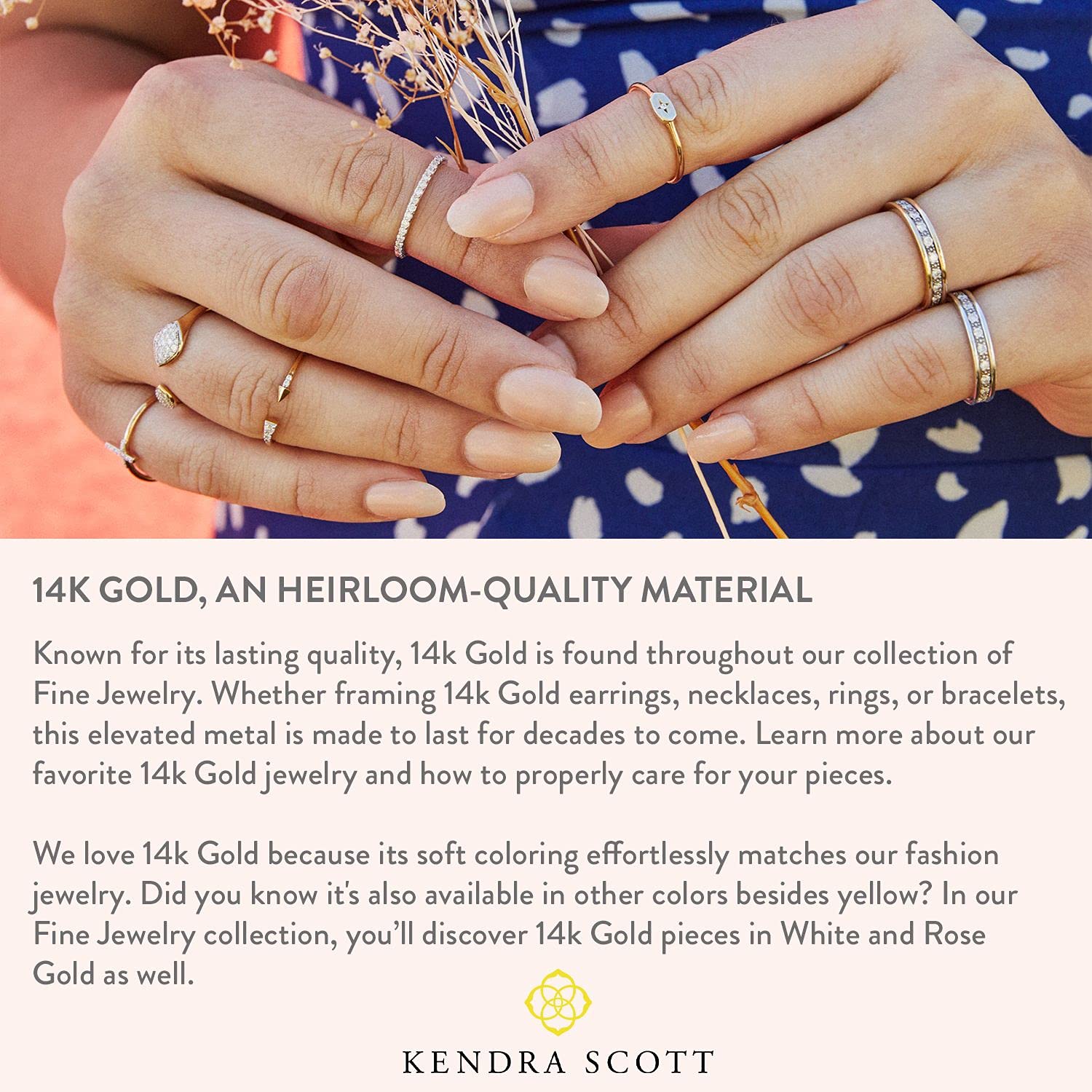 Kendra Scott White Diamond Cross Pendant Necklace in 14k Gold, Fine Jewelry for Women