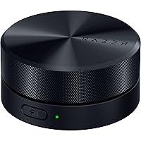 Razer Wireless Control Pod: Advanced Audio Control for Nommo V2 & Leviathan V2 Speakers - RGB Light Customization - Rotatable, Clickable Dial & Source Button - Durable Aluminum Alloy - USB & Bluetooth