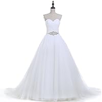 2017 Women's Sweetheart Ball Gown Princess Wedding Dress for Bridal 1702