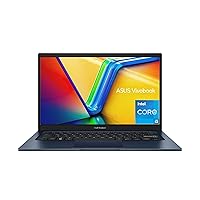 ASUS 2023 Vivobook 14 Laptop, 14” FHD (1920 x 1080) Display, Intel Core i5-1235U CPU, Intel Iris Xᵉ Graphics, 8GB RAM, 256GB SSD, Windows 11 Home, Quiet Blue, F1404ZA-AS51