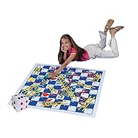 S&S Worldwide Jumbo Snakes & Ladders Game with 40