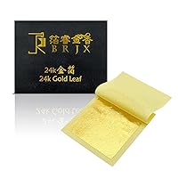 GoldleafKing  24K Small Edible Gold Leaf Sheets - 30 sheets