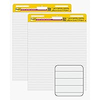 Post-it Easel Pad - 30 Sheets, 25 x 30 Inches - Great for Virtual Teachers and Students
