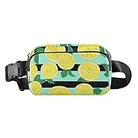 Lemon Fanny Packs for Women Men Belt Bag with Adjustable Strap Fashion Waist Packs Crossbody Bag Waist Pouch Casual Bag Bum Bags for Outdoor Travel