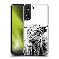 Head Case Designs Officially Licensed Dorit Fuhg Portrait of a Highland Cow Travel Stories Soft Gel Case Compatible with Samsung Galaxy S22+ 5G